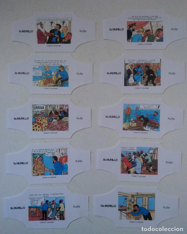 Otros art&iacute;culos de coleccionismo en papel: TINTIN - VITOLAS STOCK DE COQUE
