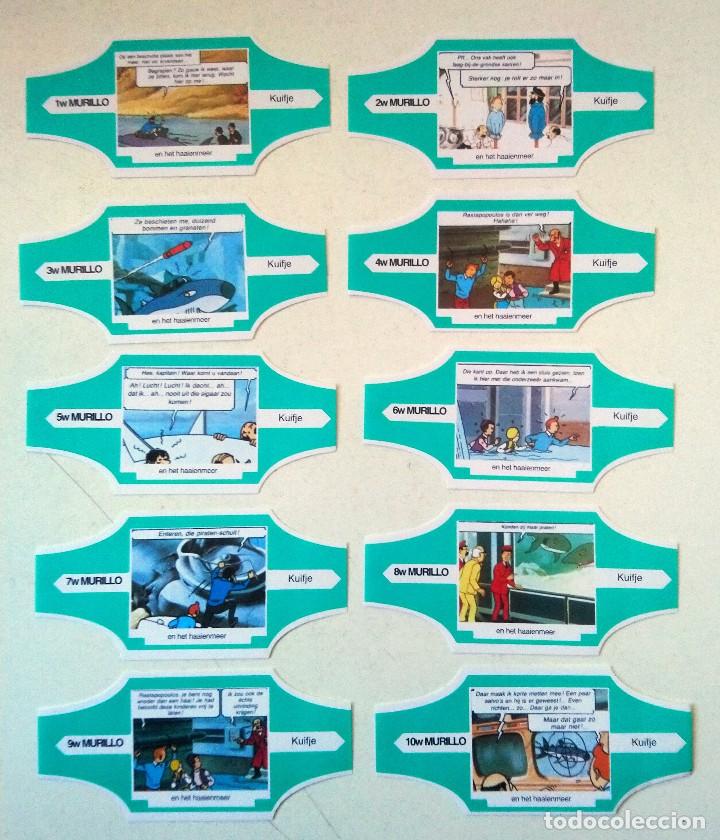 Otros art&iacute;culos de coleccionismo en papel: TINTIN - VITOLAS EL LAGO DE LOS TIBURONES