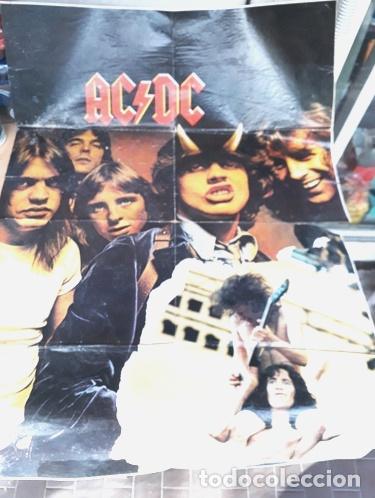 Otros Art&iacute;culos de Coleccionismo en Papel: poster gigante ac dc bon scott y led zeppelin detalles