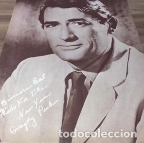 Otros Art&iacute;culos de Coleccionismo en Papel: mp287 gregory peck mini poster pinup 29 x 21
