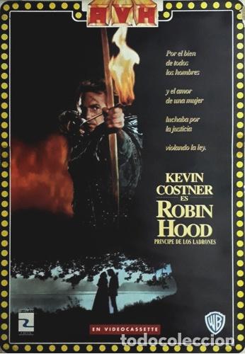 Otros Art&iacute;culos de Coleccionismo en Papel: afiche original robin hood el principe de los ladrones 1991