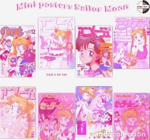 Otros Art&iacute;culos de Coleccionismo en Papel: sailor moon 8 posters a5