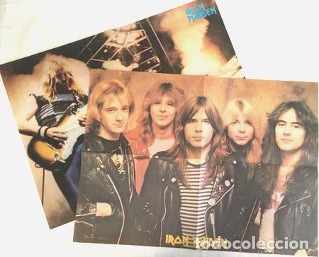 Otros Art&iacute;culos de Coleccionismo en Papel: lote de 2 poster iron maiden revista pelo