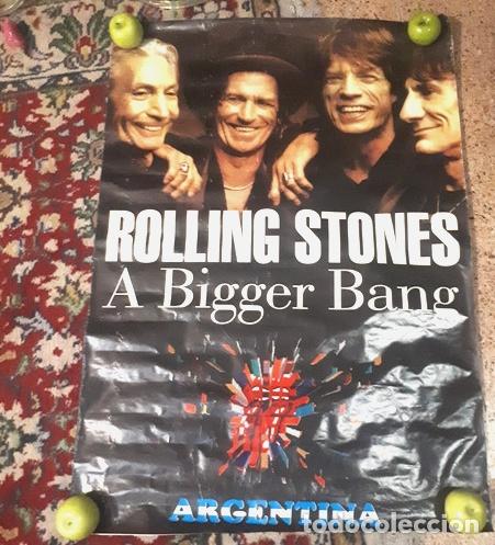 Otros Art&iacute;culos de Coleccionismo en Papel: cartel afiche original de los rolling stones en argentina