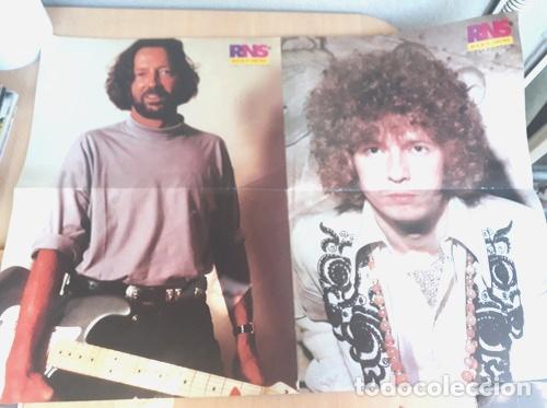 Otros art&iacute;culos de coleccionismo en papel: poster eric clapton revista rock n show muy bueno