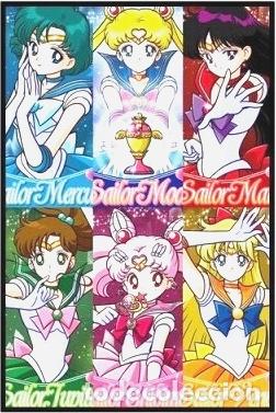 Otros Art&iacute;culos de Coleccionismo en Papel: posters sailor moon luz de luna marte saturno neptuno pluton