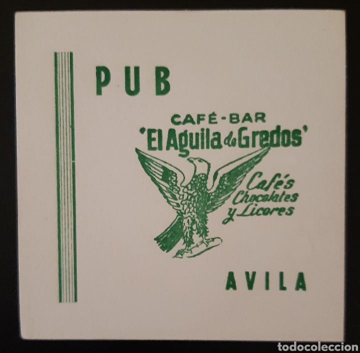 posavasos café bar el águila de gredos - ávila - Buy Other objects made of  paper on todocoleccion