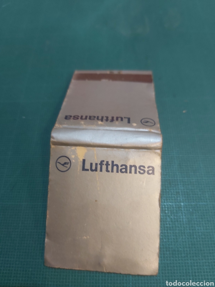 Collectionnisme Papier divers: ATIKA LUFTHANSA L&Iacute;NEAS A&Eacute;REAS CAJA CERILLAS VINTAGE PUBLICIDAD F&Oacute;SFOROS