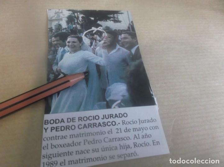 Otros Art&iacute;culos de Coleccionismo en Papel: RECORTE A&Ntilde;O 1997 .- BODA DE ROCIO JURADO Y EL BOXEADOR PEDRO CARRASCO A&Ntilde;O 1970 1969