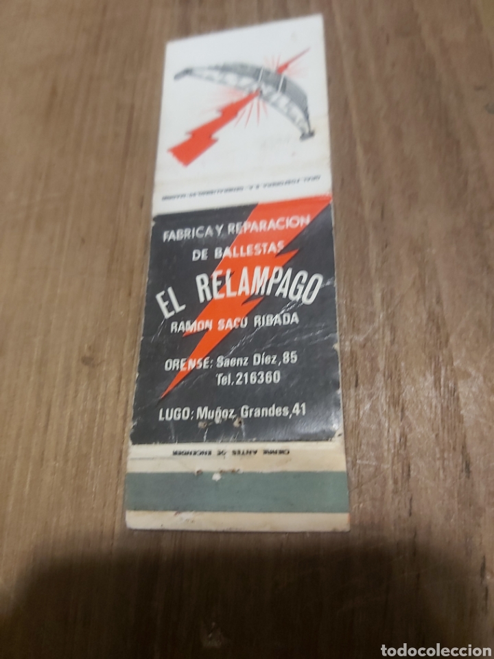 Collectionnisme Papier divers: LUGO EL RELAMPAGO MU&Ntilde;OZ GRANDES 41 CAJA CERILLAS VINTAGE PUBLICIDAD F&Oacute;SFOROS