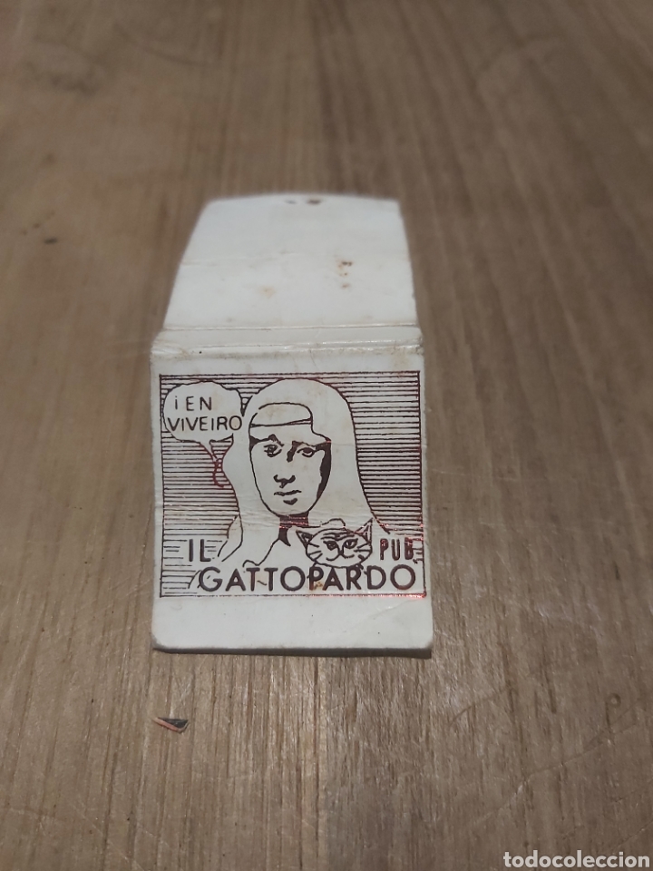 Paper Collecting Others: VIVERO LUGO GATTO PARDO PUB CAJA CERILLAS VINTAGE PUBLICIDAD F&Oacute;SFOROS