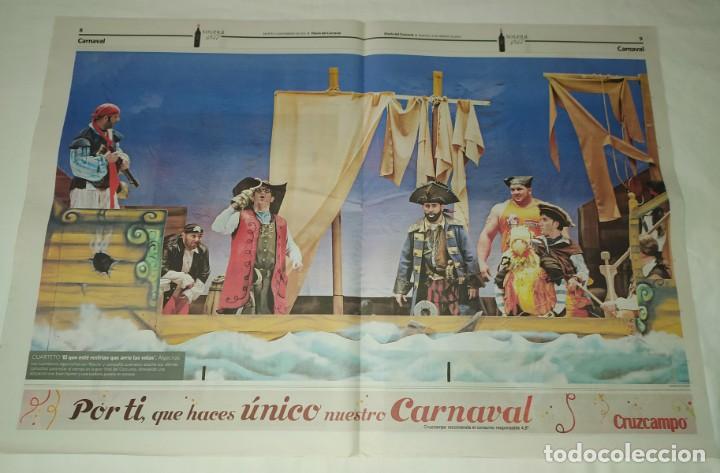 Otros Art&iacute;culos de Coleccionismo en Papel: POSTER DIARIO DE CADIZ - CUARTETO EL QUE EST&Eacute; RESFRIAO QUE ARRIE LAS VELAS - CARNAVAL DE CADIZ