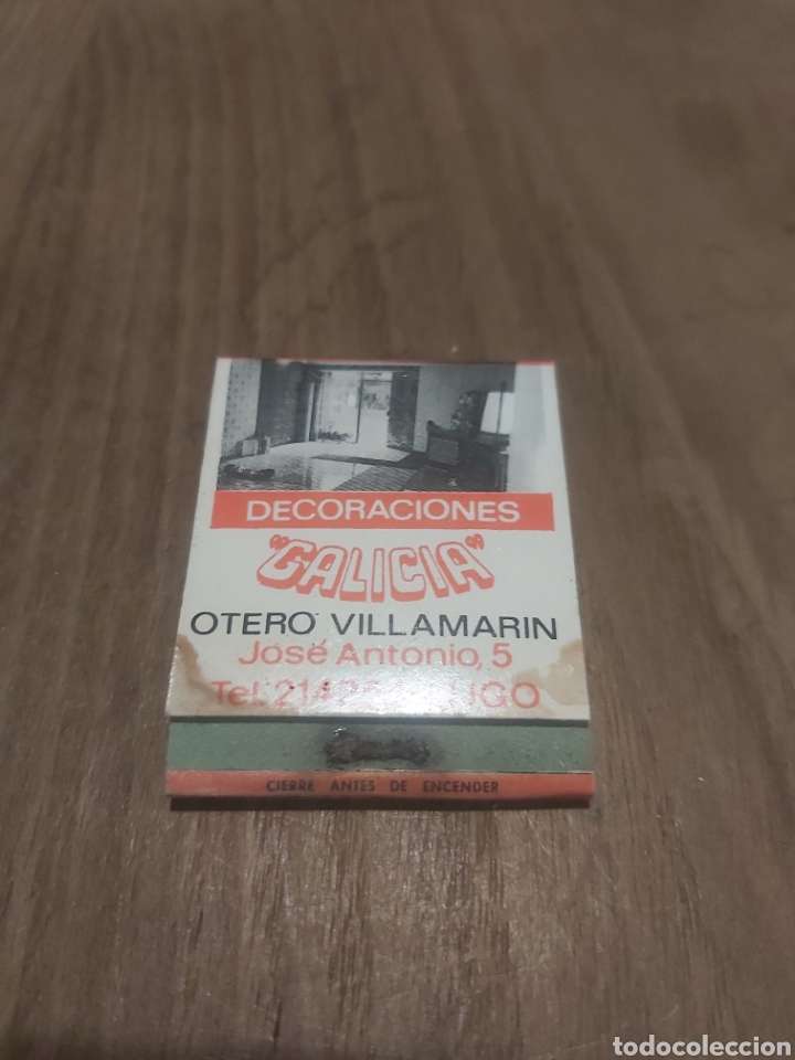 Paper Collecting Others: LUGO DECORACIONES GALICIA JOS&Eacute; ANTONIO 5 CAJA CERILLAS VINTAGE PUBLICIDAD F&Oacute;SFOROS