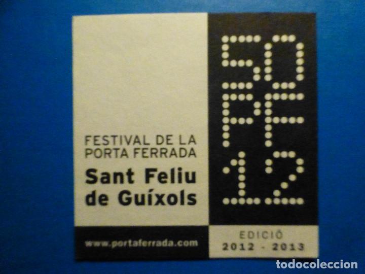 Outros artigos de papel: Posavasos - Festival de la Porta Ferrada - 50 PF 12 - 2012-2013 - Gerona