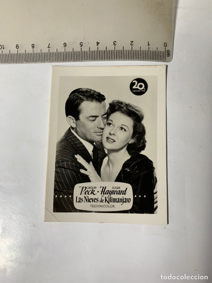 Otros Art&iacute;culos de Coleccionismo en Papel: GREGORY PECK. SUSAN HAYWARD. LAS NIEVES DEL KILIMANJARO. 20 CENTURY-FOX.