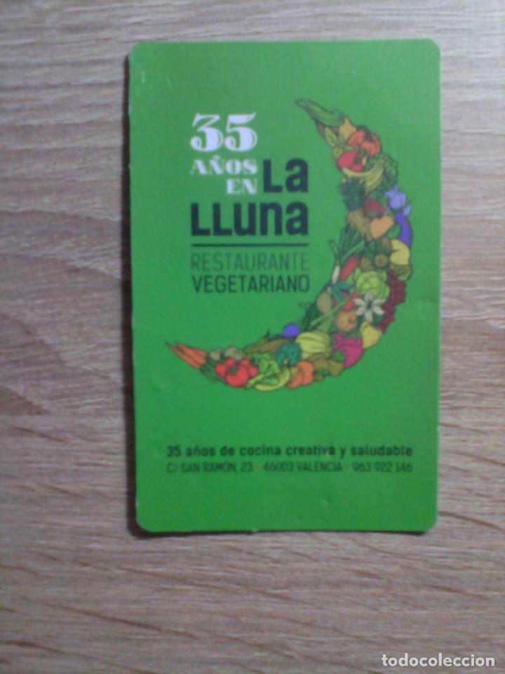 Sammelleidenschaft Andere Papierartikel: TARJETA 35 ANIVERSARIO-RESTAURANTE VEGETARIANO LA LLUNA-VAL&Egrave;NCIA-A&Ntilde;O 2015.