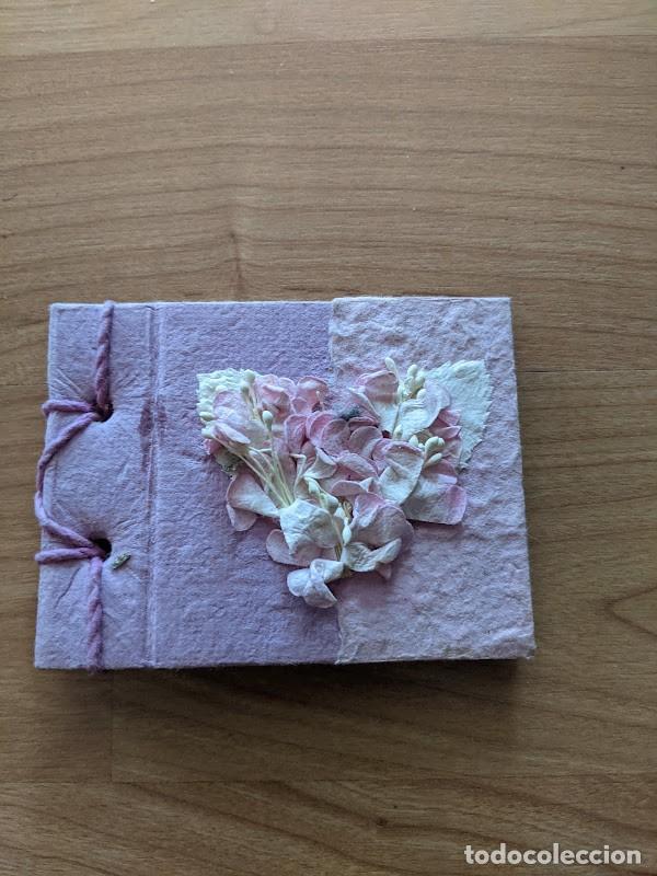 Paper Collecting Others: LIBRETITA DE COLECCI&Oacute;N ROSA CON FLORES