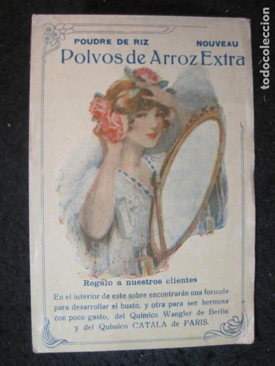 Outros artigos de papel: POLVOS DE ARROZ EXTRA-ENVOLTORIO VACIO-VER FOTOS-(90.466)