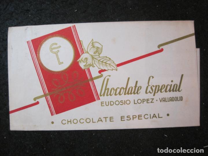 Paper Collecting Others: CHOCOLATE ESPECIAL EUDOSIO LOPEZ-VALLADOLID-ENVOLTORIO-VER FOTOS-(K-5889)