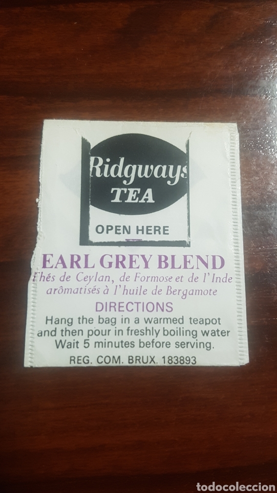 Otros art&iacute;culos de coleccionismo en papel: ANTIGUO SOBRE DE T&Eacute; RIDGWAYS TEA