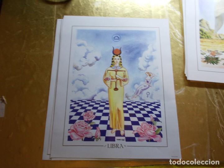 Otros art&iacute;culos de coleccionismo en papel: LAMINA DEL ZODIACO LIBRA - Foto 1