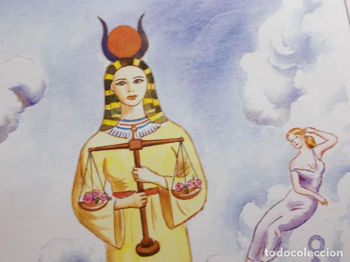 Otros art&iacute;culos de coleccionismo en papel: LAMINA DEL ZODIACO LIBRA - Foto 2