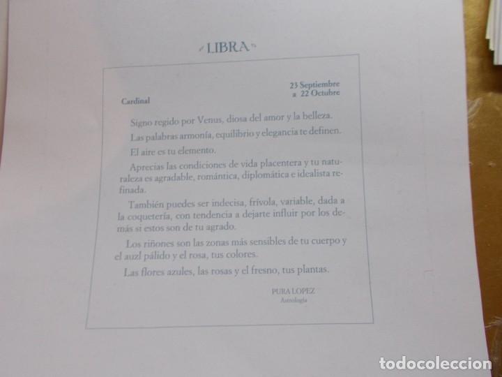 Otros art&iacute;culos de coleccionismo en papel: LAMINA DEL ZODIACO LIBRA - Foto 4