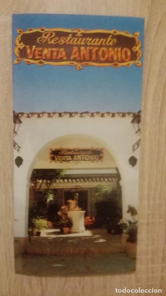 Sammelleidenschaft Andere Papierartikel: RESTAURANTE VENTA ANTONIO-JEREZ DE LA FRONTERA(C&Aacute;DIZ)-FOLLETO DESPLEGABLE-A&Ntilde;O 1985.