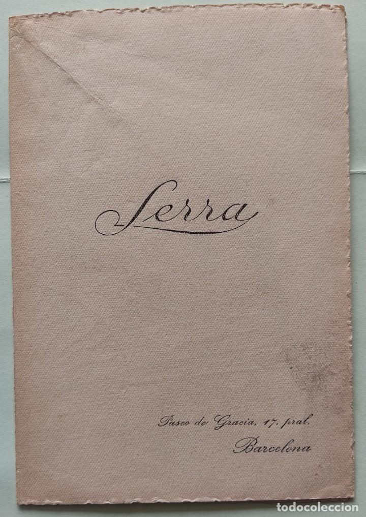 Otros Art&iacute;culos de Coleccionismo en Papel: Publicidad Trajes Serra.Barcelona. c 1950