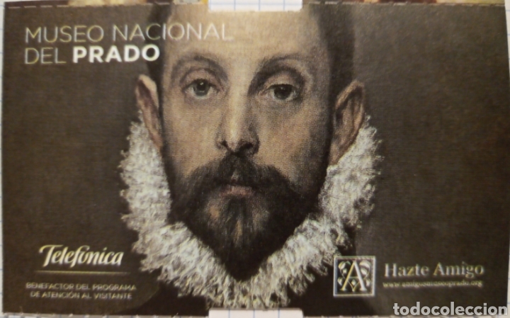 Otros Art&iacute;culos de Coleccionismo en Papel: ENTRADA MUSEO DEL PRADO MADRID
