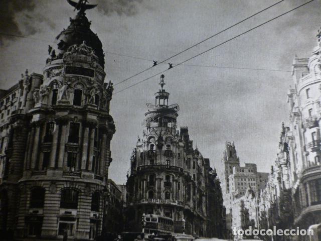 Altri oggetti di carta: MADRID GRAN VIA ANTIGUA HUECOGRABADO A&Ntilde;OS 50