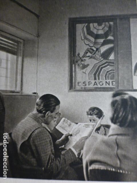 Collectionnisme Papier divers: MADRID AEROPUERTO DE BARAJAS ANTIGUO HUECOGRABADO A&Ntilde;OS 50