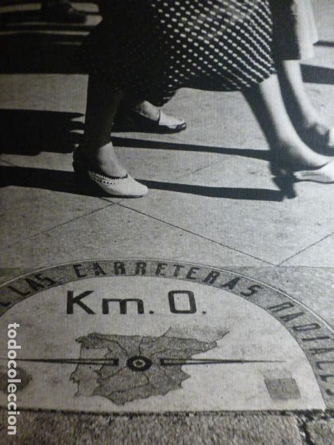 Collectionnisme Papier divers: MADRID PUERTA DEL SOL KM. 0 ANTIGUO HUECOGRABADO A&Ntilde;OS 50