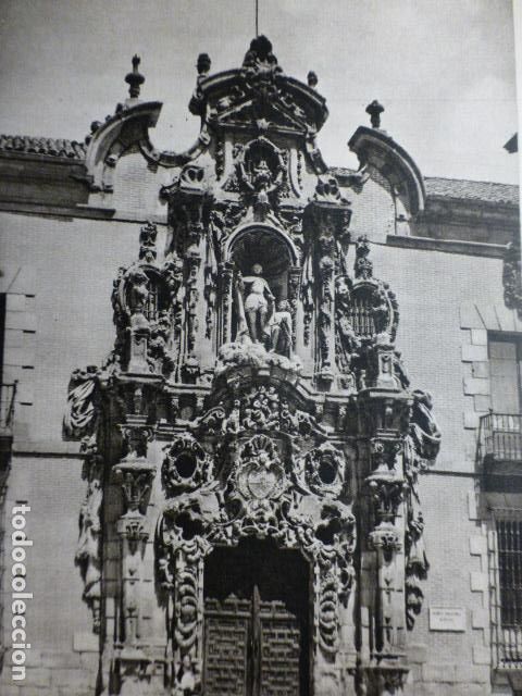 Paper Collecting Others: MADRID PORTADA DEL HOSPICIO ANTIGUO HUECOGRABADO A&Ntilde;OS 50