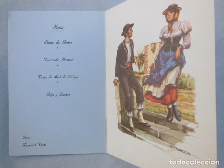 Outros artigos de papel: ANTIGUO MEN&Uacute; / OLD MENU: CENA CABILDO TENERIFE: III CATA INTERNACIONAL DEL DESCUBRIMIENTO 1988