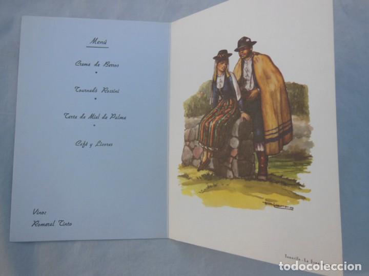 Outros artigos de papel: ANTIGUO MEN&Uacute; / OLD MENU: CENA CABILDO TENERIFE: III CATA INTERNACIONAL DEL DESCUBRIMIENTO 1988