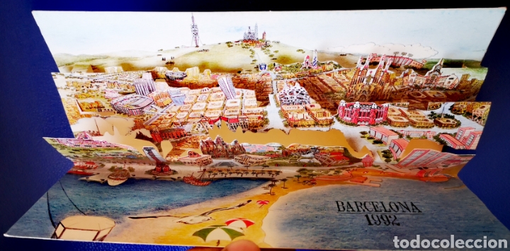 Otros art&iacute;culos de coleccionismo en papel: POSTAL DE BARCELONA 92 - EN TRES D