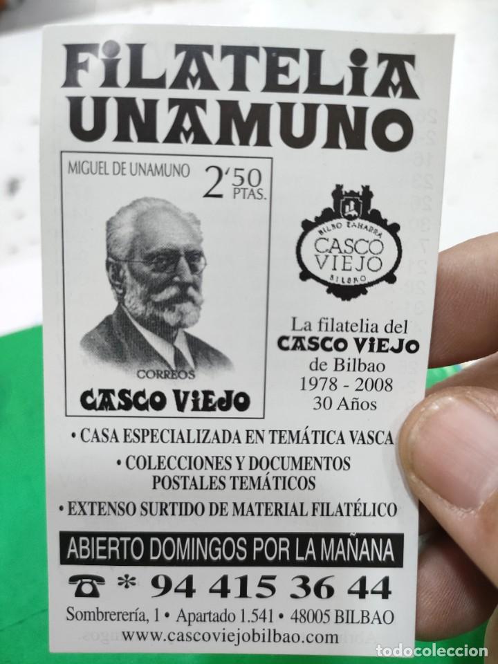 Otros Art&iacute;culos de Coleccionismo en Papel: Calendario de F&uacute;tbol Athletic club 2007 - 2008 FILATELIA UNAMUNO Bilbao