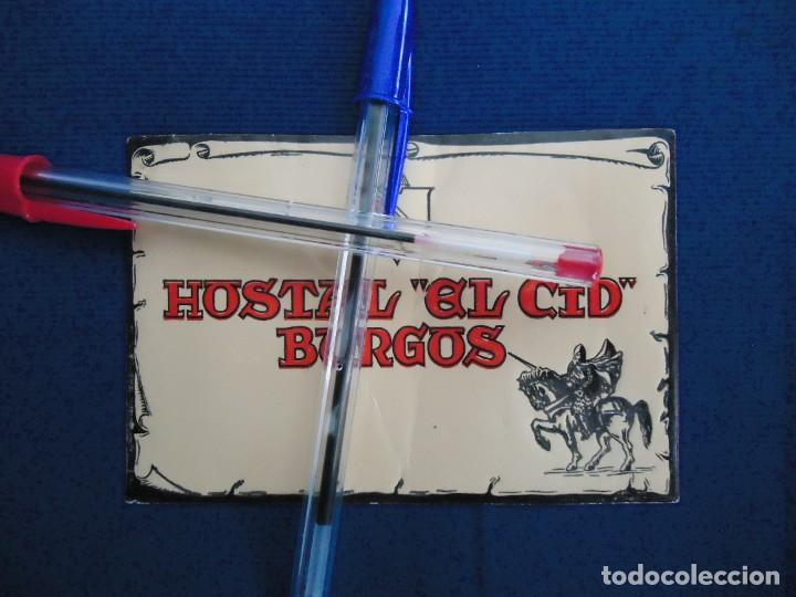 Otros Art&iacute;culos de Coleccionismo en Papel: etiqueta publicidad hostal el cid vivar burgos castilla guerrero espa&ntilde;ol edad media espa&ntilde;a burgales