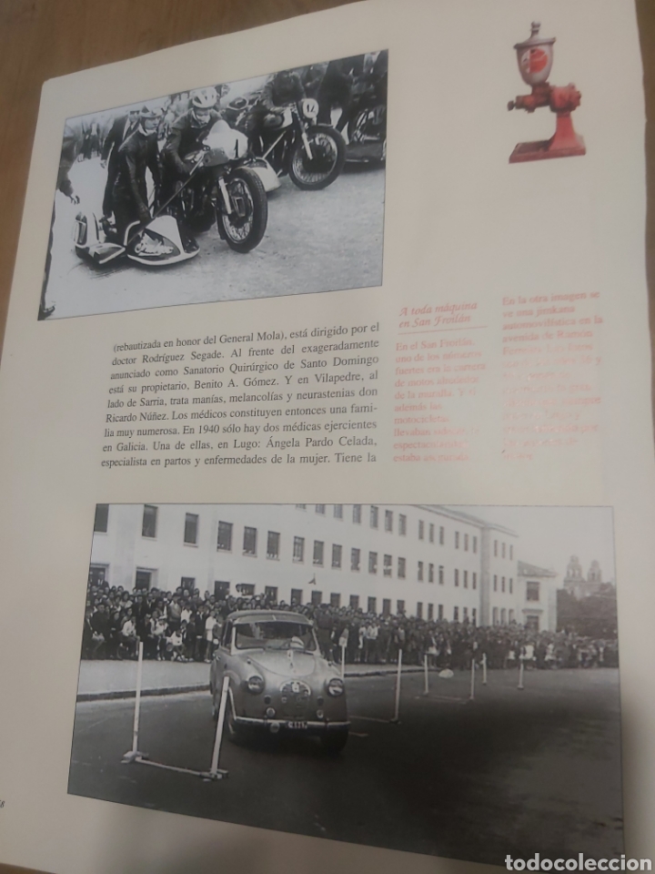 Collectionnisme Papier divers: RECORTE REVISTA SAN SAN FROILAN CARRERA MOTOS JIMKANA AUTOMOVILISTA RAM&Oacute;N FERREIRO LUGO