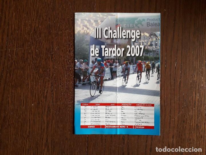 Otros Art&iacute;culos de Coleccionismo en Papel: folleto de publicidad de III challenge de tardor 2007 de ciclismo, Mallorca.