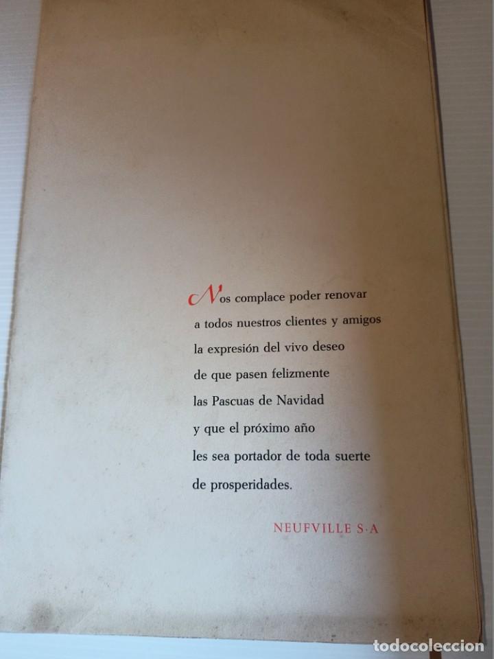 Otros Art&iacute;culos de Coleccionismo en Papel: Felicitaci&oacute;n de Navidad de la Empresa &rdquo;Neufville S.A.&rdquo; (Dibujo Subirats)