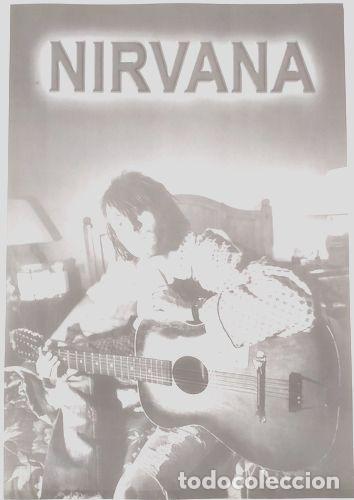 Otros Art&iacute;culos de Coleccionismo en Papel: poster kurt cobain nirvana nuevo laser rock