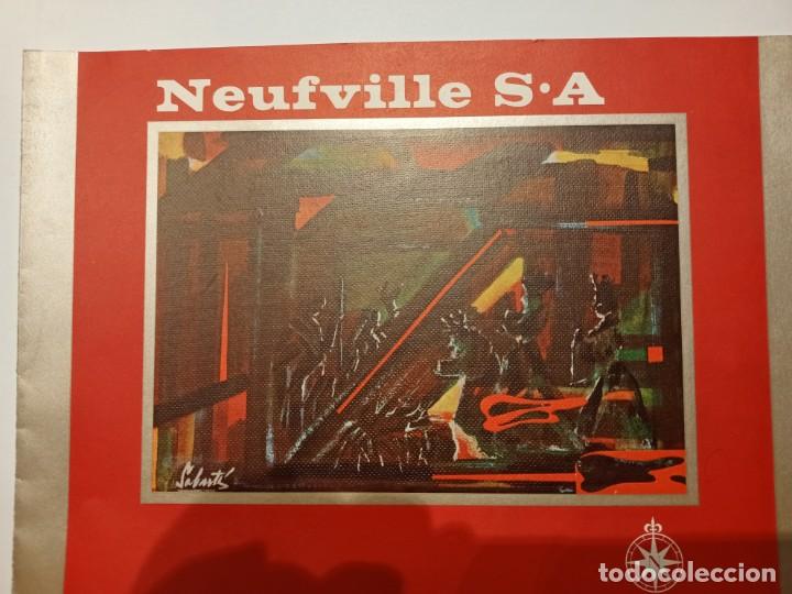 Otros Art&iacute;culos de Coleccionismo en Papel: Felicitaci&oacute;n de Navidad del a&ntilde;o 1963 de la Empresa Neufville S.A.