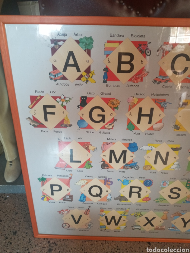 Otros art&iacute;culos de coleccionismo en papel: CUADRO ABECEDARIO INFANTIL - Foto 3