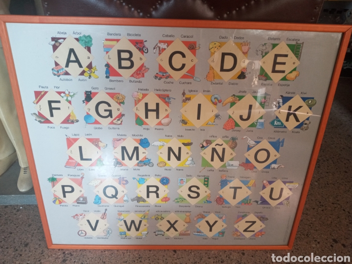 Otros art&iacute;culos de coleccionismo en papel: CUADRO ABECEDARIO INFANTIL - Foto 2