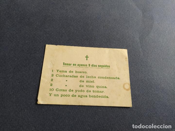 Otros Art&iacute;culos de Coleccionismo en Papel: receta de una novena - tomar en ayunas 9 dias seguidos