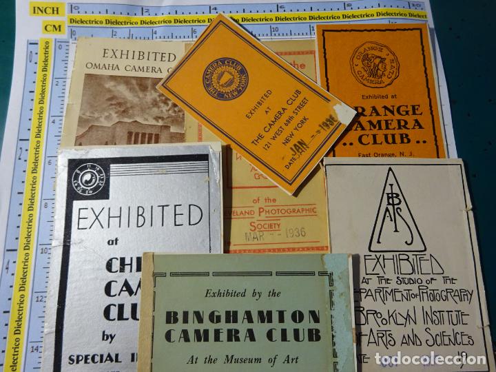 Otros Art&iacute;culos de Coleccionismo en Papel: TARJETAS A&Ntilde;OS 30. CAMERA CLUB 1935 Y 1936. CHICAGO, NUEVA YORK, NEW JERSEY. SOCIEDAD FOTOGR&Aacute;FICA USA