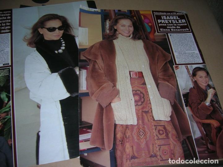 Otros Art&iacute;culos de Coleccionismo en Papel: Isabel Preysler. Recorte 2 hojas de revista &iexcl;Hola!, a&ntilde;o 1995.