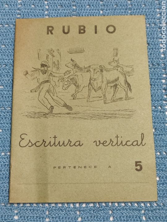 Sammelleidenschaft Andere Papierartikel: Cuaderno Rubio Escritura vertical